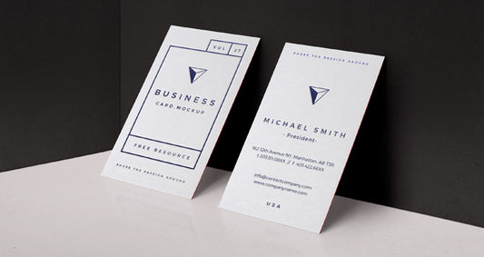 Free Psd Business Card Mock-Up Vol27