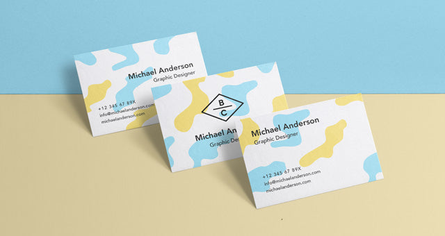Free Psd Business Card Mock-Up Vol36