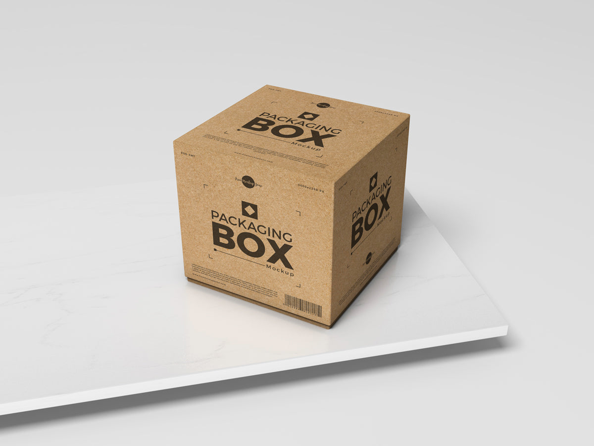 Free Psd Packaging Box Mockup For Presentation 2019