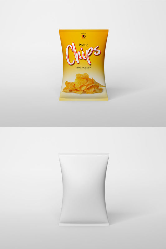 Free Psd Packaging Chips Mockup