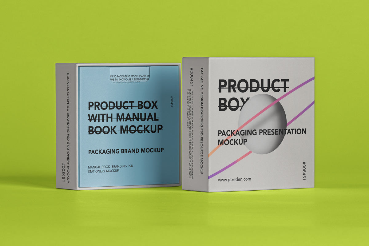 Free Psd Product Box Mockup Scene