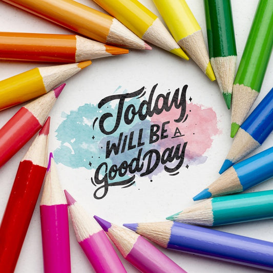 Free Quote With Crayons Frame Psd