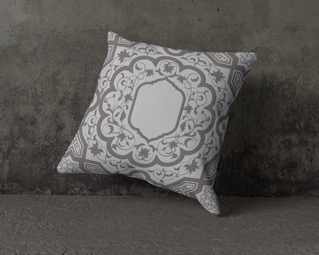 Free Ramadan Pillow With Different Ornaments Psd