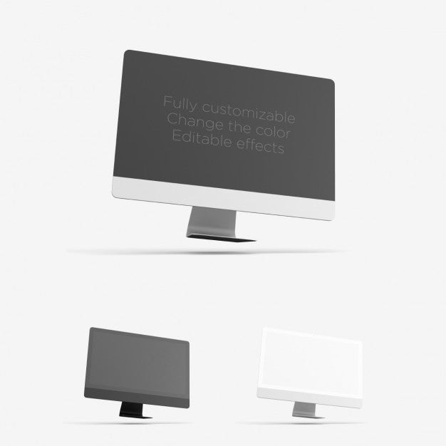 Free Realistic Computer Presentation Psd – CreativeBooster