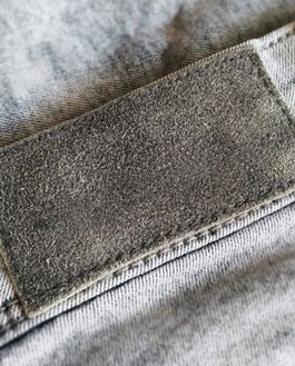 Free Realistic Jeans Label Mockup