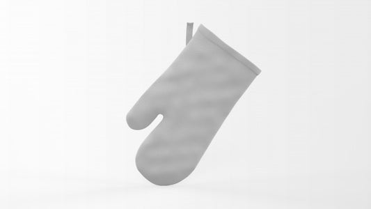 Free Realistic Oven Mitt Isolated On White Psd