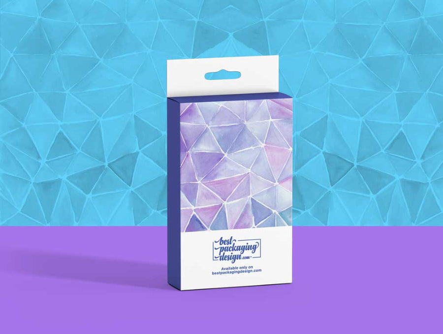 Free Rectangle Pharmacy or Shop Hanger Box PSD Mockup