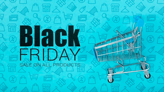 Free Representative Shopping Cart For Black Friday Psd