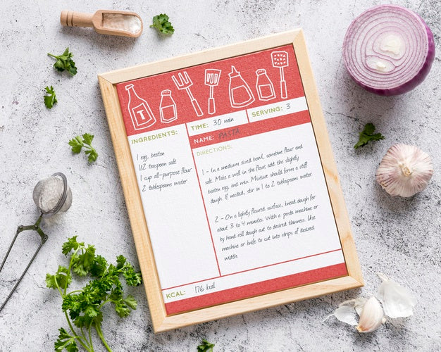 Free Restaurant Menu Concept Mock-Up Psd