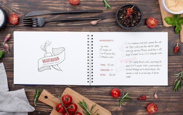 Free Restaurant Menu Concept Mockup Psd