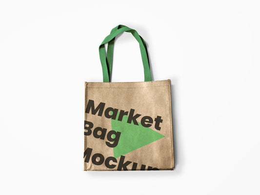 Free Reusable Market Bag Mockup