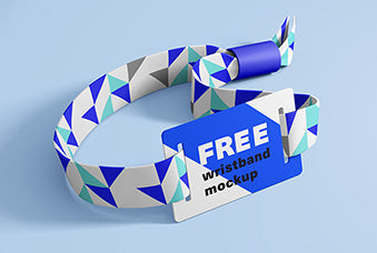 Free Rfid Wristband Mockup