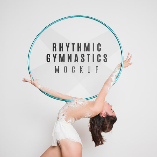 Free Rhythmic Gymnastic Mock-Up Psd