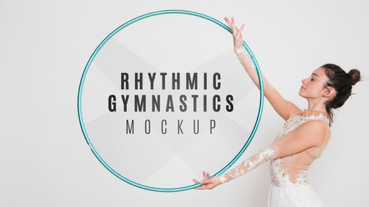 Free Rhythmic Gymnastic Woman Exercise Psd