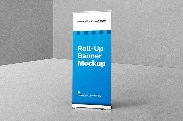 Free Rollup Banner Mockup Psd