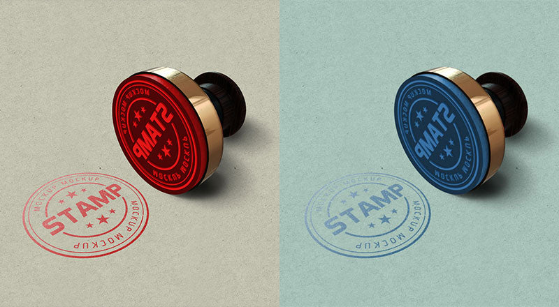 Free Round Stamp Mockup Psd – CreativeBooster