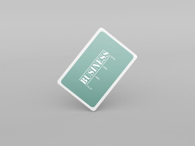 Free Rounded Business Card Mockup Psd