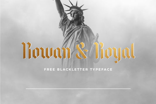 Free Rowan and Royal Blackletter Font
