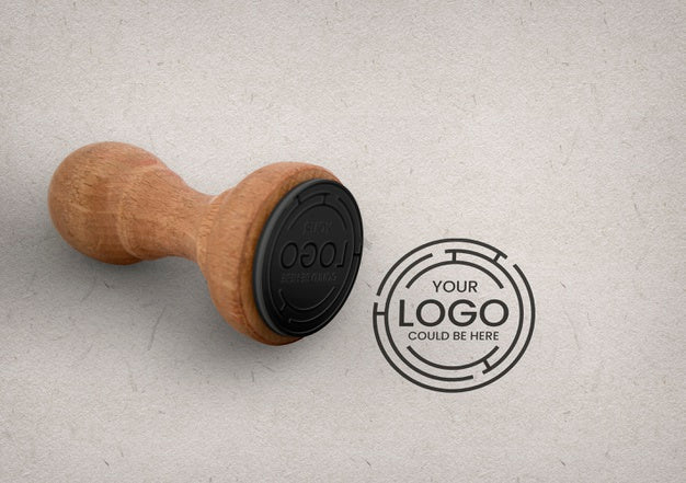 Free Rubber Stamp Mockup Psd