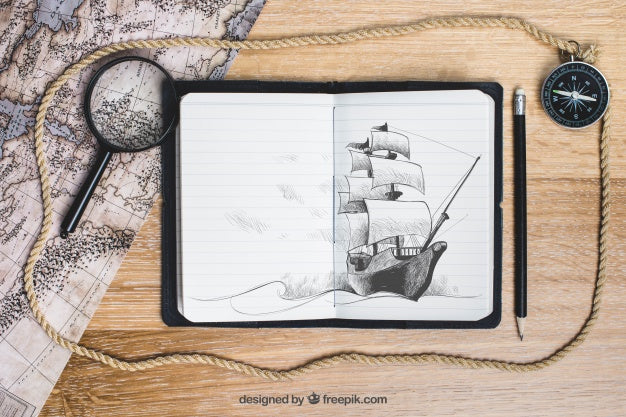 Free Sailing Boat Concept Psd