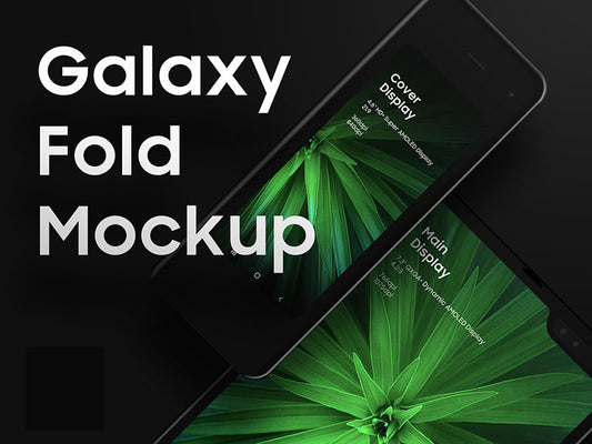 Free Samsung Galaxy Fold Mockups