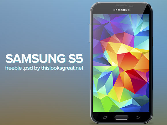 Free Samsung Galaxy S5 Mockup