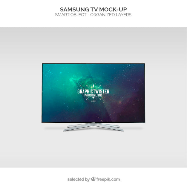 Free Samsung Tv Mockup Psd