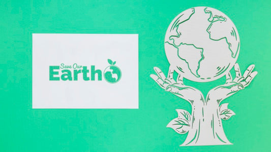 Free Save The Earth Mock-Up Psd