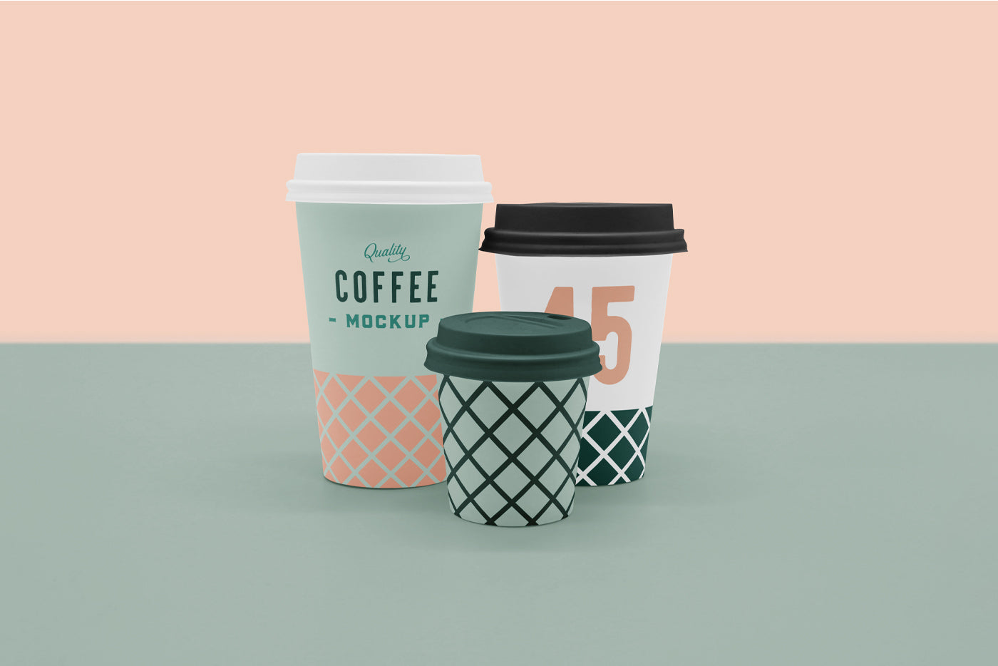 Free Scene Coffee Cup Mockup