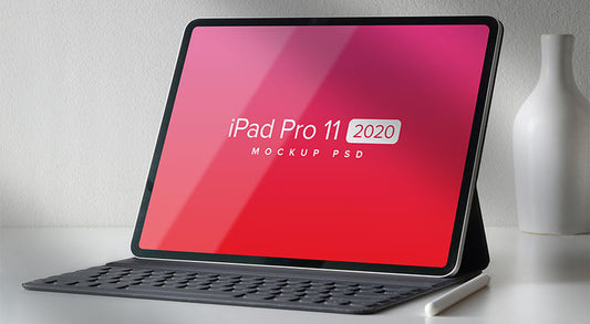 Free Shadow Overlay Ipad Pro 11 2020 Mockup Psd