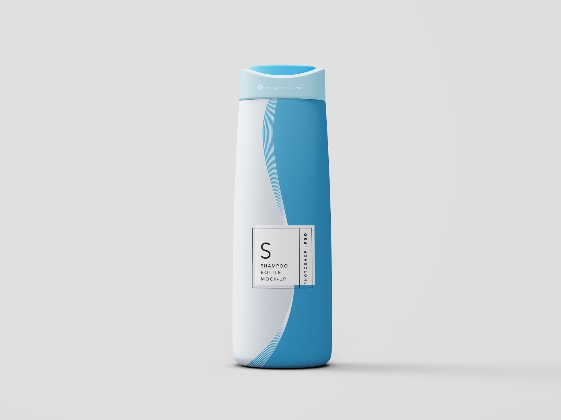 Free Shampoo Bottle Mockup Psd