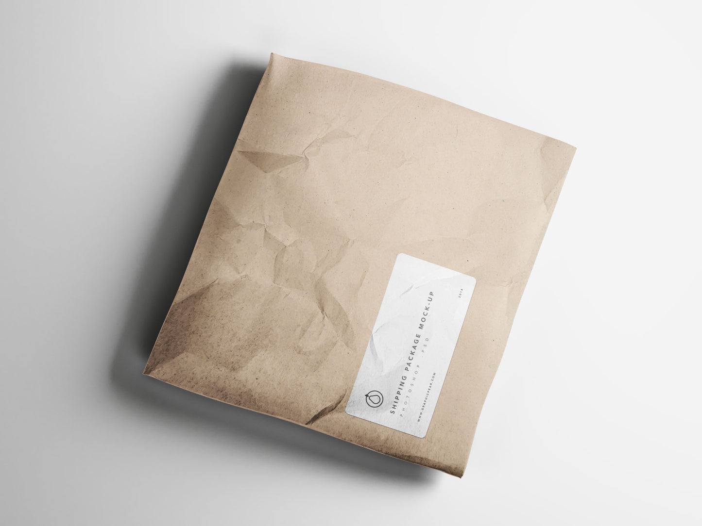 Free Shipping Package Mockup