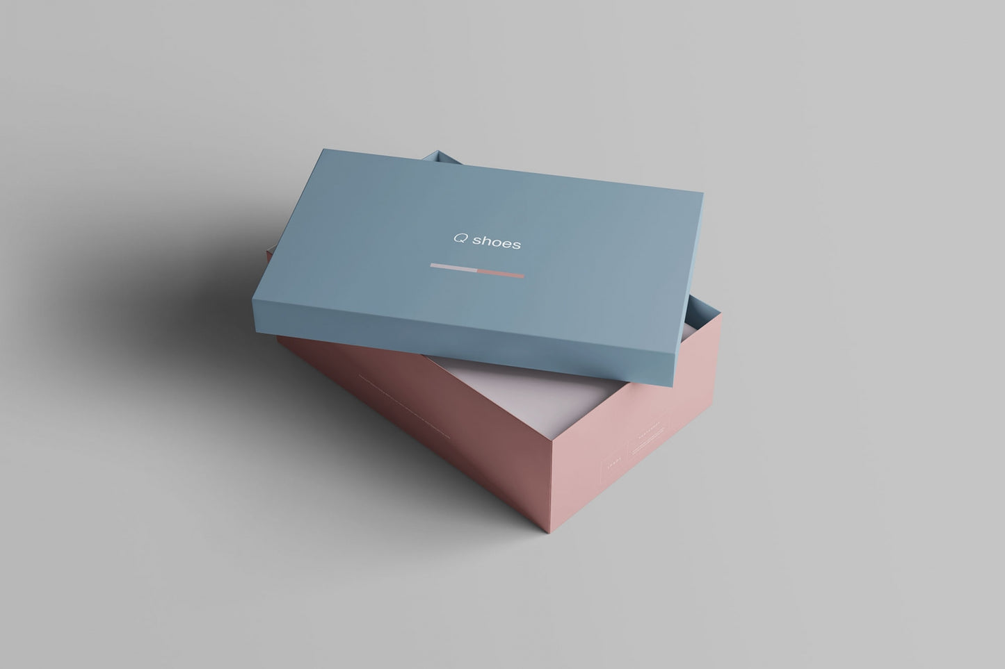 Free Shoe Box Mockup