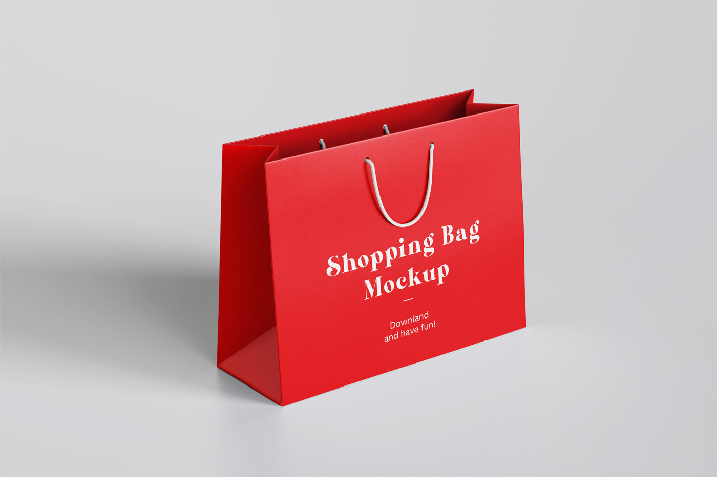 Free Shopping Bag Mockup