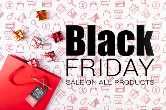 Free Shoppings Available On Black Friday Psd