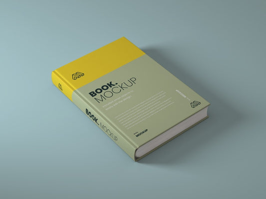 Free Side View Book Psd Mockup