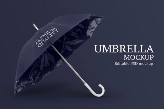 Free Side View Of Opened Umbrella Design Psd