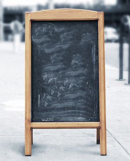 Free Signboard Chalkboard Mock-Ups