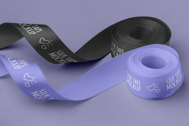 Free Silk Tape Design Mockup Psd