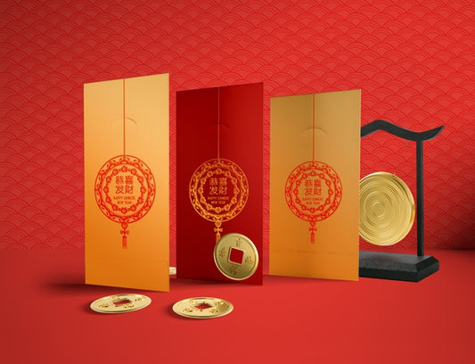 Free Simple Design Chinese New Year Illustration Psd