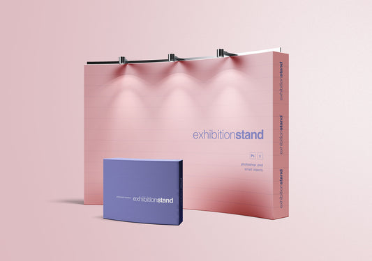 Free Simple Exhibition Stand Mockup