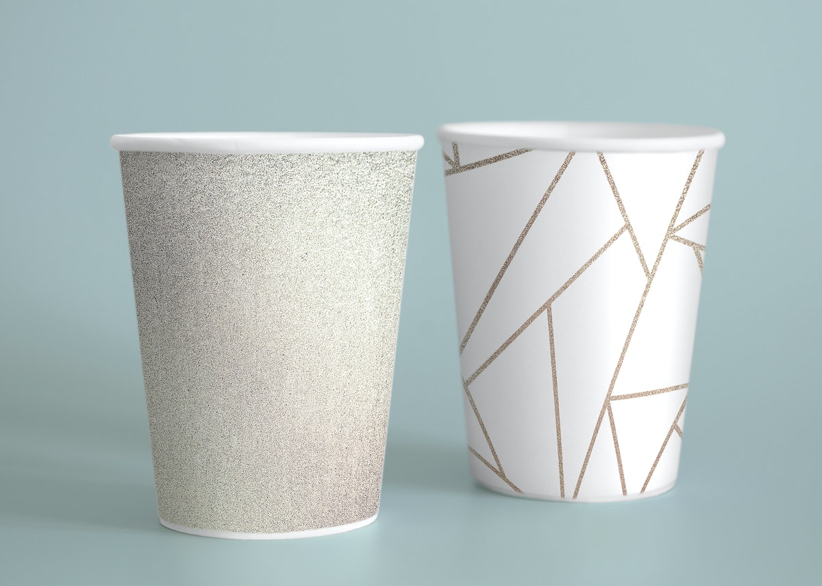 Free Simple Paper Coffee Cup Design Mockup
