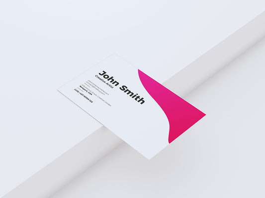 Free Simply Minimal Bussiness Card Mockup