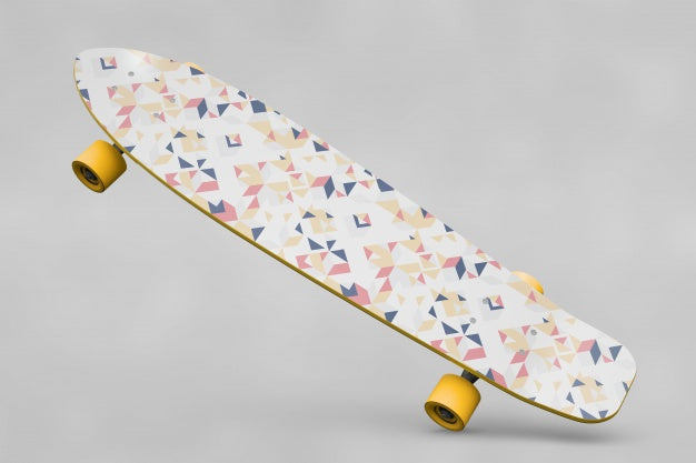 Free Skateboard Mockup Psd