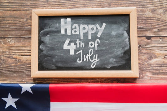 Free Slate Mockup For Usa Independence Day Psd