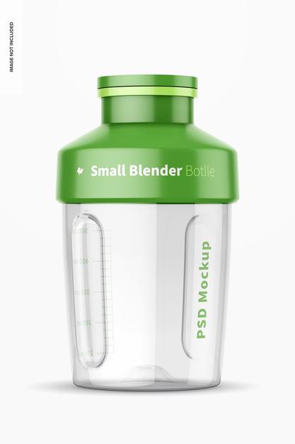 Free Small Blender Bottle Mockup, Front View Psd