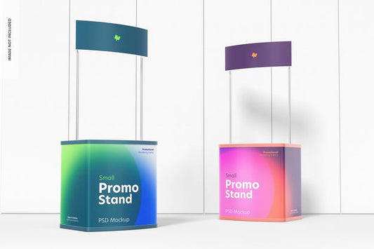 Free Small Promo Stands Mockup Psd