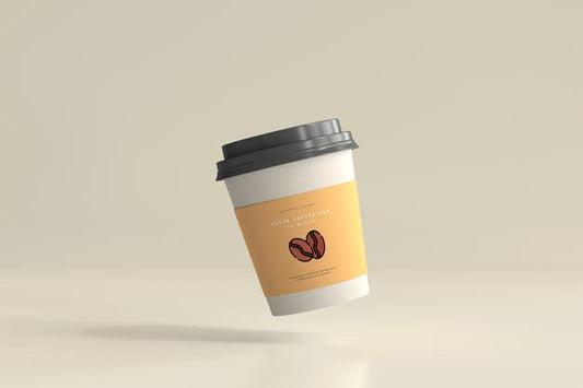 Free Small Size Paper Coffee Cup Mockup Psd