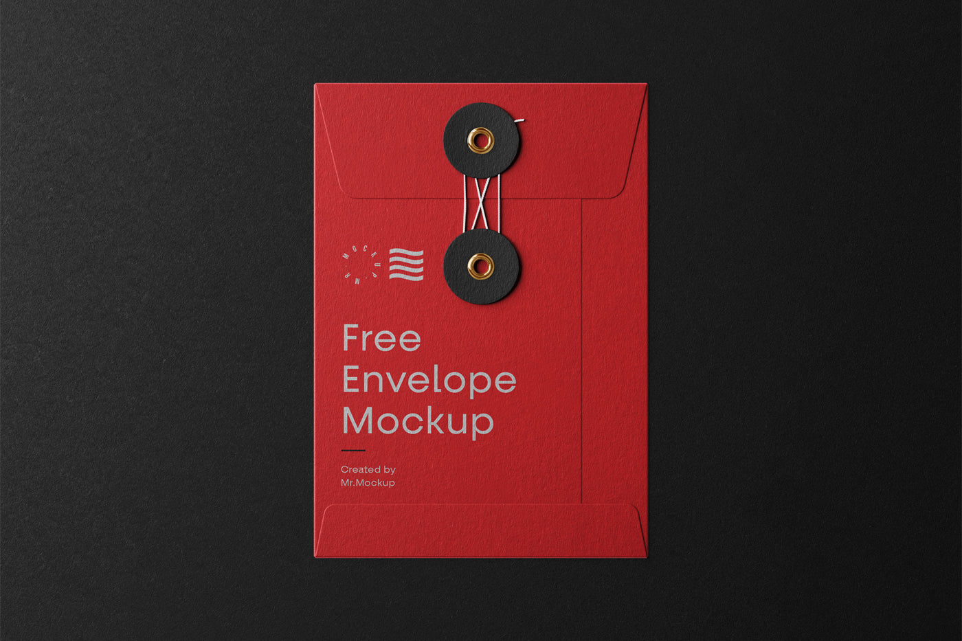 Free Small String Envelope Mockup