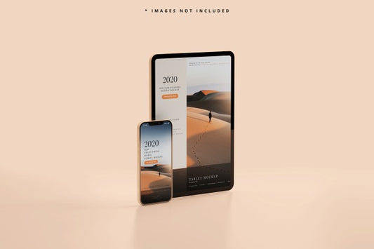 Free Smart Phone And Tablet Mockup Psd